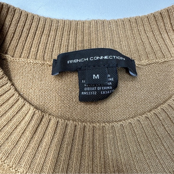 French Connection Women’s Long Puff Sleeve Knit Sweater Size Medium - Picture 5 of 7